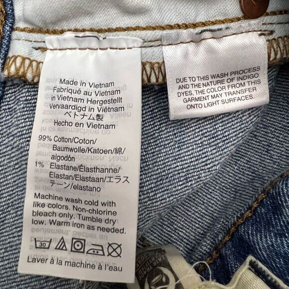 Madewell The Tall High-Rise Slim Crop Boyjean in Melbourne Wash - Picture 10 of 16